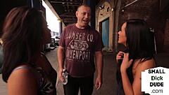 Do British CFNM Babes Humiliate This Micro Penis Guy?