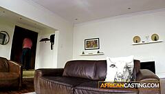 African Amateur Milf Blows Boss at Intense Job Interview