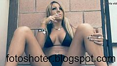 sexy slut holly smoking, but what's she really craving?