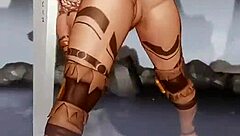 rushzilla animated in rule34 style