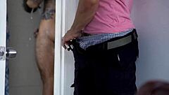 Guy Aroused By Hairy Stepdad In Gay Porn