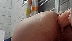 Man uses anal dildo on partner in detailed scene with toys and assfucking