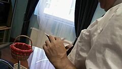 loira in crossdressing fucks her father-in-law as prostitute