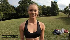 Can Athletic Teen 18+ Seduce Her Coach?