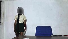 Ebony Babe Gets Clothes Ripped Off In Outdoor Striptease Fuck