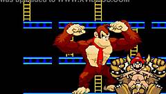 Gaycreampie action with Mario and his friends in a Mugen game