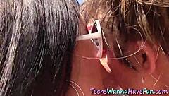 Amateur Teen 18+ Gets Drilled in Wild Party