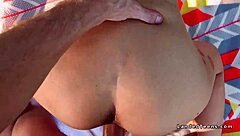 stranded teen 18+ bangs huge cock in wild forest