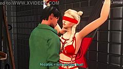 Rough Fucking Stepsister's Tight Pussy Night