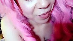 swallowing big cock and monster tits in amateur blowjob