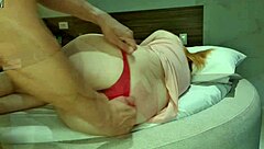 Discover the suggestive pleasure in this homemade amateur sex. with big cumshot in wife's shaved pussy creampie.