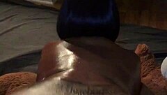 Hazelnutxxx Shows Off Her Big Ebony Ass