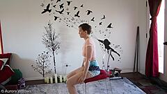 Yoga class 347: Hot and steamy yoga with a beautiful girlfriend