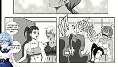 Beautiful women having fun in Busty hentai