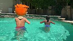 tessa's topless triumph in the casting arena with games and spanking