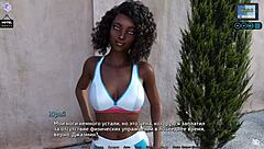 3D porn game with black beauty and big nipples