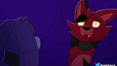 Is Foxy's Monster Cock Too Big for Bonnie in This Intense Gay Sex Scene?