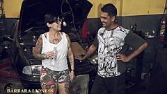 Amateur wife gets drilled by mechanic DJ Jump's cock