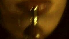 brunette dances oriental ritual