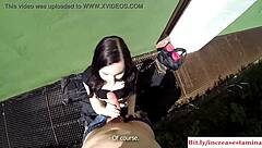 Out-Of-Town Gal Fucked Outside