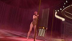 Dancing anime girls in a sexy game