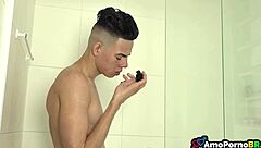 big tit blonde deepthroats anal sex