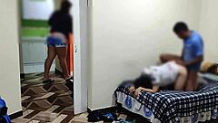 why is my wife's cuckold cleaning while i fuck the neighbor?