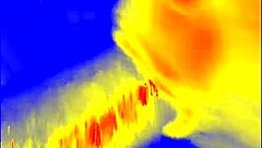 Thermal giving sloppy interracial blowjob and handjob in POV.