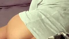 i spied on her masturbating with toys, wet pussy in homemade video