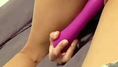 i spied on her masturbating with toys, wet pussy in homemade video