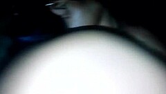 Satin sucks my best friend's big dick in satin lingerie