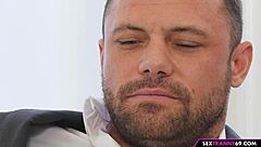 Horny Hot Tranny Blows Monster Cock!