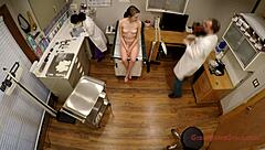 ain't no shy teen 18+ lainey escaping doctor tampa's gyno exam!