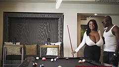 Ebony's bubble butt excites before bbc