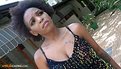 african casting - black diva dicked down by her agent in model audition