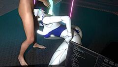 demi sex robot undergoes upgrade test in subverse parody