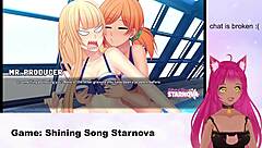 Lewdneko's Steamy Gaming Session in Shining Star's Nova Natsuki Route