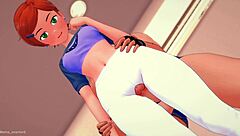 Gwen tennyson solo quiere jugar rápido con una polla en su cuarto versión adulta