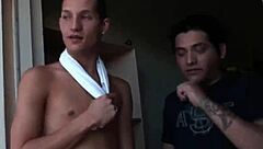Intense gay threesome with horny men fucking, sucking, and assfucking in an orgy!