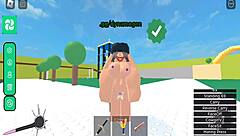 I can't believe this horror girl is getting fucked in the roblox condo like that