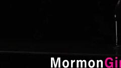 Mormon Teen Rides Toys in Missionary Position