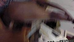 that hot pussy pounding with the ebony wife getting assfucked and cumshot.