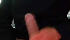 Intense gay hunk handjob session