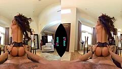 Busty MILF Nikki Benz rides monster cock