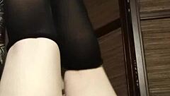 Tease in stockings or resist solo?