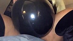 Babe With Big Ass In Balloon Fetish Femdom Scene Featuring Toys And Ass Worship.