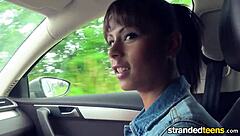 mofos has this cute ebony teen having sex outside