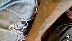 Skinny teen moans loudly during intense fucking