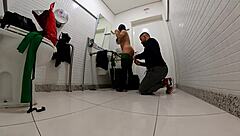 jade mortal kombat cosplay girl gets fucked in bathroom on halloween