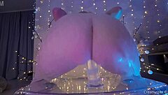 pov hot blonde sits on your face, lick her pussy after creampie